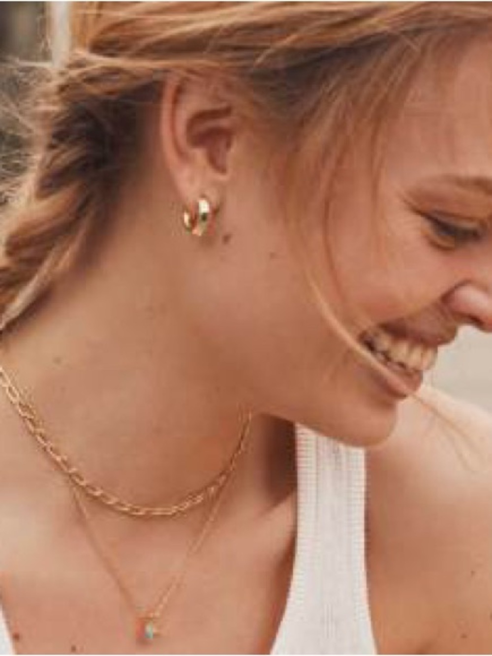 Kendra Scott Gold Link Chain Necklace - Picture 4 of 7